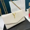 Ayna Kalitesi Y ŞEKİL Zinciri Lüks Cüzdan Deri Mini Çantalar Crossbody Tasarımcı Çanta Kadın Çanta Omuz Çantaları Lüks Çantalar Toz Çanta ile Kutu Yok