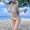 Bikini Swimsuit Millennial Hottie Silver American Vintage Sexy Women