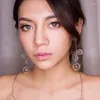 ダングルイヤリングオリジナル韓国のバブルドロップジュエリーシッククールなガラスボール女性bijoux