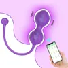 Vibrator vagina träning kegel boll kit kvinnors geisha app kontroll vibration kvinnlig sexig leksak vuxen produkter