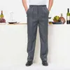Мужские брюки мужчины плед к печати спортивные штаны с упругими карманами на боковых талии для повседневного тренажерного зала тренировки на открытом воздухе брюки