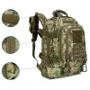 Mochilas 60l CAMO Hombres mochila táctica al aire libre Tactical táctica expandible mochila 3 días mochilas de senderismo 7 colores