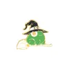 Enamel Frog Magic Brooche Pins Cute Animal Animal Brooch Pin Pin for Women Kids Mash