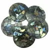 Estatuetas decorativas 1pc Labradorita natural fatia de quartzo Mineral de cristal Mineral exibir pedras de cura e minerais