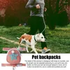 Dog Collars Backpack For Small Dogs To Wear Detachable Leash With Harness Size Pets Decorative Vest Daily