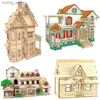 3D Puzzles 3D Wooden Jigsaw Doll House Villa Modelo