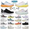 Hokah Running Shoes Hokahs One Clifton Bondi 8 9 Black White Shock Absorbering Road Carbon X2 Designer Climbing Runner Outdoor Walking