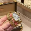 U1 najwyższej klasy AAA Ladies kwarcowy zestaw pokrętła zegarek z diamentowym węża kształt unikalny projekt sztuki projektant 23x34mm Series Series Series zegarki Wysokiej jakości Nicea