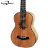 ケーブルSevenangelBrand23 "Ukulele Stripes Okoume Hawaiian Guitar Rosewood Fretboard 4 Strings Concert Electric Ukelele with Eq