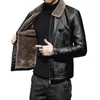 Designer de mode pour hommes vestes veste en cuir masculine en peluche fausse parka en cuir parka luxe parkas couples manèges vêtements extérieurs pour mâle de vigne