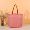 Storage Bags StoBag 25pcs Non-woven Tote Shopping Fabric Portable Color Eco-friendly Reusable Large Pouch Custom Logo(Extra Fee)