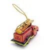 Collection adulte amusante Retro Restro Toy Metal Tin Fire Tamin Scaledder Ladder Car Pendant Corloge de travail Modèle Vintage Gift 240408