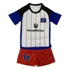 23 24 Hamburger SV Kids Kit Soccer Jerseys Reis Benes Glatzel Bilbija Home Away Away Children's Clothing voetbalshirt Korte mouw uniformen