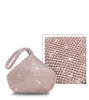Evening Bags 4 Colors Soft Beaded Women Bag Cover Open Style Lady Wedding Triangle Glitter Handbag Purse For Year Gift Clutch