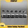 Gitarr 6 Inline Semikloserad gitarrlåsning av tuners Tuning Pinns Machines Heads Set for St TL Electric Guitar