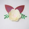 Decoratieve bloemen Diy Giant Paper Artificial Rose Fleurs Artificieles achtergrond