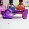 Butelki do przechowywania eksplozja p51-10ml kolor w kształcie serca spray perfum butelka szklana dysza powietrza 100pcs/partia