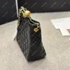 Projektantka Lady CC hobo torba wysokiej jakości miękka skórzana torba na ramię torebka cc mała złota balowa torba na crossbody