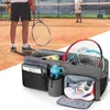 Tennis Duffle Bag med separat ventilerade skofack Stora påsar för kvinnor och män att hålla Badminton 240402