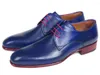 Chaussures décontractées Men Luxury 2024 Cuir Original Formal Blue Cow Hide confortable