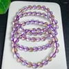 Link Bracelets Natural Bracelet Crystal Reiki Cura de joias de moda de pedra Gifting para mulheres 1pcs 7/8/9mm