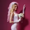 Sexy White Bridal Bridal Stage Abito da sposa Ruolo Giocamento dell'uniforme STAMPATION 6037