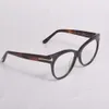 Sonnenbrille im Freien Retro große Frametf Teller schwarzer Rahmenbrillen TF330 für Männer Frauen Essentielles Katzenauge Antiblau -Licht Myopie Spektakel Rahmen Flachlicht Brillen