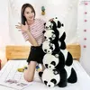 Zachte Kawaii Pillow Plush Toys Gevulde plushie Peluche Juguetes schattig Animal China Panda