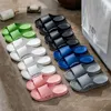 Slippers StrongShen voor mannen Dames Zomer Trendy Flip Flops Badkamer Niet-S-Skid Indoor Soft Comfortabele Home Sandalen Big Size 45