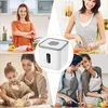 Storage Bottles Rice Dispenser Automatic Opening Buckle Large Capacity Container With Measuring Cup Cereal Dry Food Flour Bin For Sugar