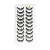 False Eyelashes 10pairs Natural 3D Sexy Mink Lashes Faux Makeup Wholesale Extensions P4S5