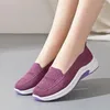 Casual Shoes Versatile Breathable Cloth For Women's Spring And Autumn 2024 Mesh With Soft Sole Anti Slip Wear Traf