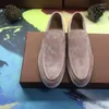 Casual Shoes unisex zamszowe mokwaki skórzane letnie chodzenie w podszewce Sheepskinwomen podróżuje na zewnątrz