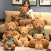Partihandel av nallebjörn plysch leksakdockor, björndockor, läderskal, födelsedagspresenter för flickor, håller björndockor i stora storlekar