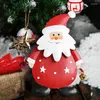 Cuisine Storage Vers de vacances Bouteille et support de verre Festif Christmas Rack Santa Snowman Iron Iron Gobblet Decoration For Dining Table