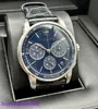 AP Forist Watch Montre Code 11.59 Series 26393bc Platinum Blue Plate Chronograph Mens Fashion Leisu