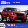 إكسسوارات السيارة مصباح الرأس DRL النهار تشغيل الضوء ل Mazda CX5 CX-5 LED المصباح الأمامي 12-16 التيار اللافتة الأضواء الأمامية