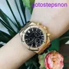 Designer AP Wrist Watch Mens Watch Royal Oak Series 26240or Rose Gold Black Belt Mens Fashion Leisure Business Sports Back Transparent Mechanical Watch