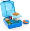 Bento Boxen Omiebox Bento Box für Kinder - Isolierte Lunchbox mit leckerem Thermosfahrt Jar - 3 Fächer Zwei Temperaturzonen L49