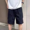 Men's Shorts Designer Brand 2024 Spring/summer New Letter Embossed Solid Color Casual Loose Jeans Fashion and Women's Set 0GIB