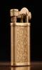 Vintage Cigarette kerosene Lighter Table Handmade Retro Metal Brass Lighter1359519