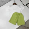 Luxury Baby TrackSuits Wzór dinozaurowy Drukuj Summer Summer krótkie rękawy Projektowanie Ubrania Rozmiar 90-150 cm Chłopcy T-shirty i krótkie krótkie