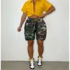 Shorts femminile 2024 Donne Street Hip Hop Short Short Pants Camouflage Elastic Elastic High Waist Topche