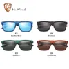 Óculos de sol quadrados de alta qualidade homens polarizados UV400 Moda Mirror Sport Sun Glasses 240415