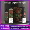 Puff 10000 wegwerpvaps pen 10k puff shisha dtl vaper e sigaret brreze stiik king max