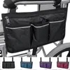 Storage Bags Multi-purpose Wheelchair Armrest Side Oxford Cloth Multiple Pockets With Reflective Strips Baby Cart Hanging Bag