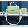 Tote Handbags Women Famous Brands Designer Shoulder Steve Purse och 2st/Set Luxurys PU Leather Square Bag Steve0628 000