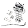 Cables MagiDeal 6 String Guitar Double Locking Tremolo Guitar Bridge Parts Chrome