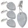 Tafeldoek 4 pc's vervangbare druppel vorm marmer hanger buiten metalen decor lunner gewichten clip