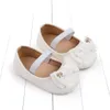 Baby Girl Shoes mignon Bowknot Toecovered Soft Pu Mary Jane Antislip Seme Sandale printemps d'été pour 0612M 240402